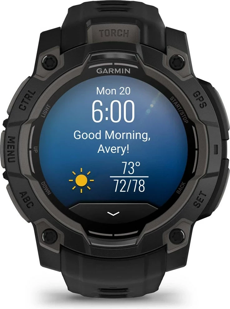 Smartwatch Garmin Instinct 3 AMOLED, 45 mm, GPS, i zi