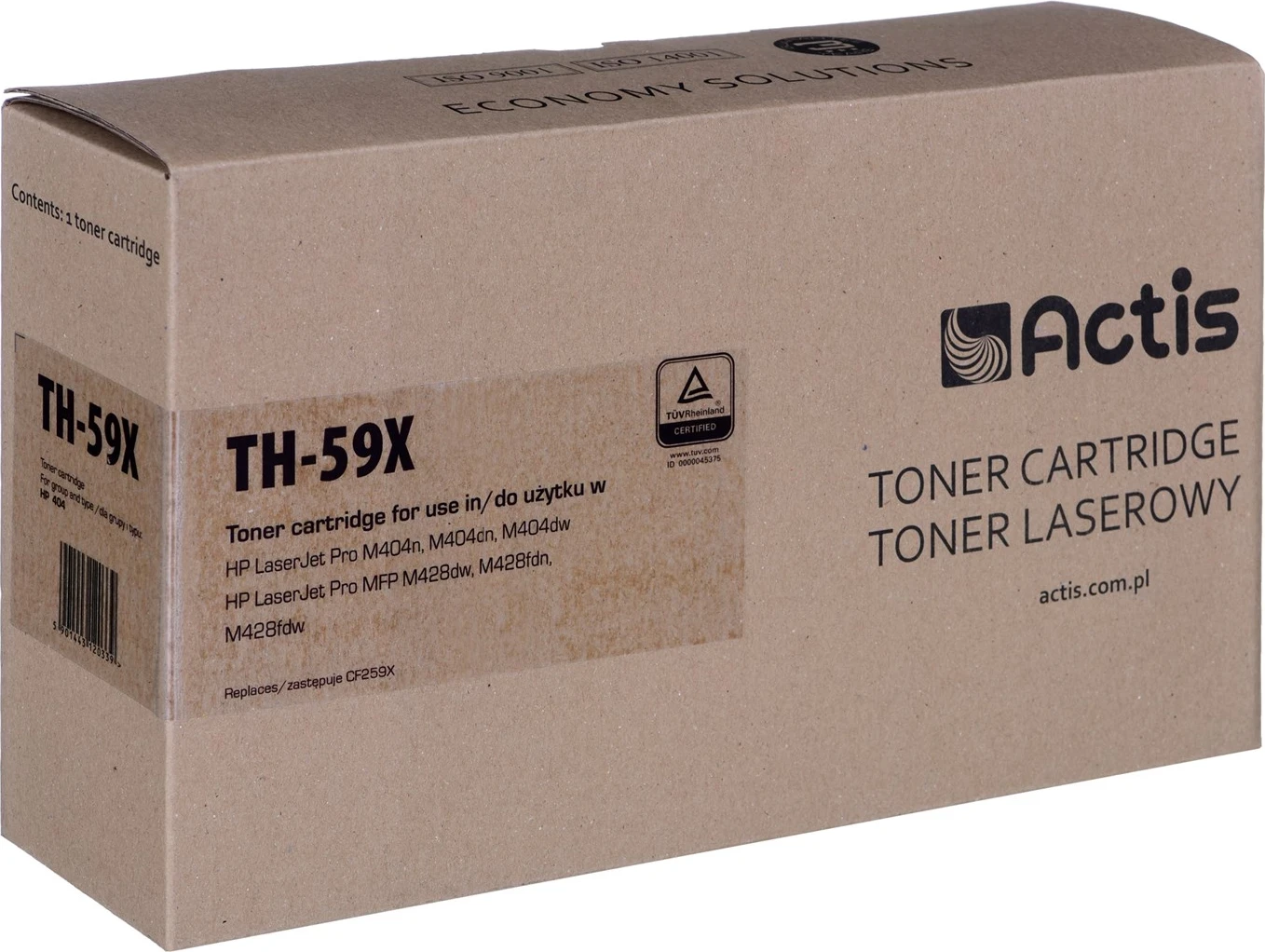 Toner ACTIS TH-59X, për HP CF259X, me çip, ngjyrë e zezë