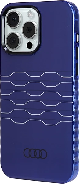 Mbështjellës Audi IML MagSafe për iPhone 15 Pro Max, Blu