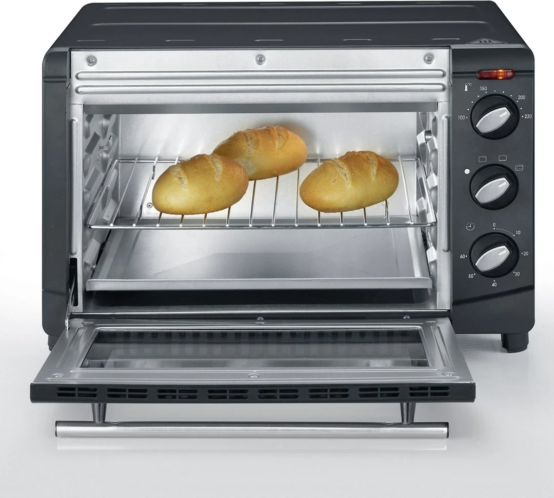 Mini furrë SEVERIN TO 2067, 20L, 1500W, e zezë