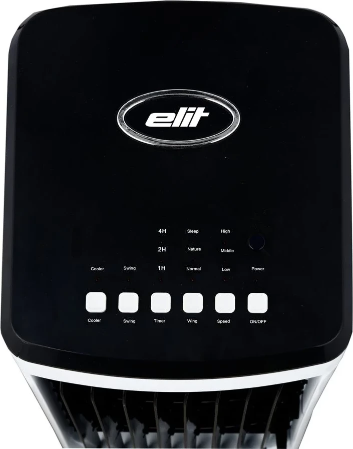 Freskues ajri, Elit, AC-20A, 70W 300 m³/h 4L 3 shpejtësi 120° oscilim telekomandë timer 7 orë me 2 kuti ftohëse