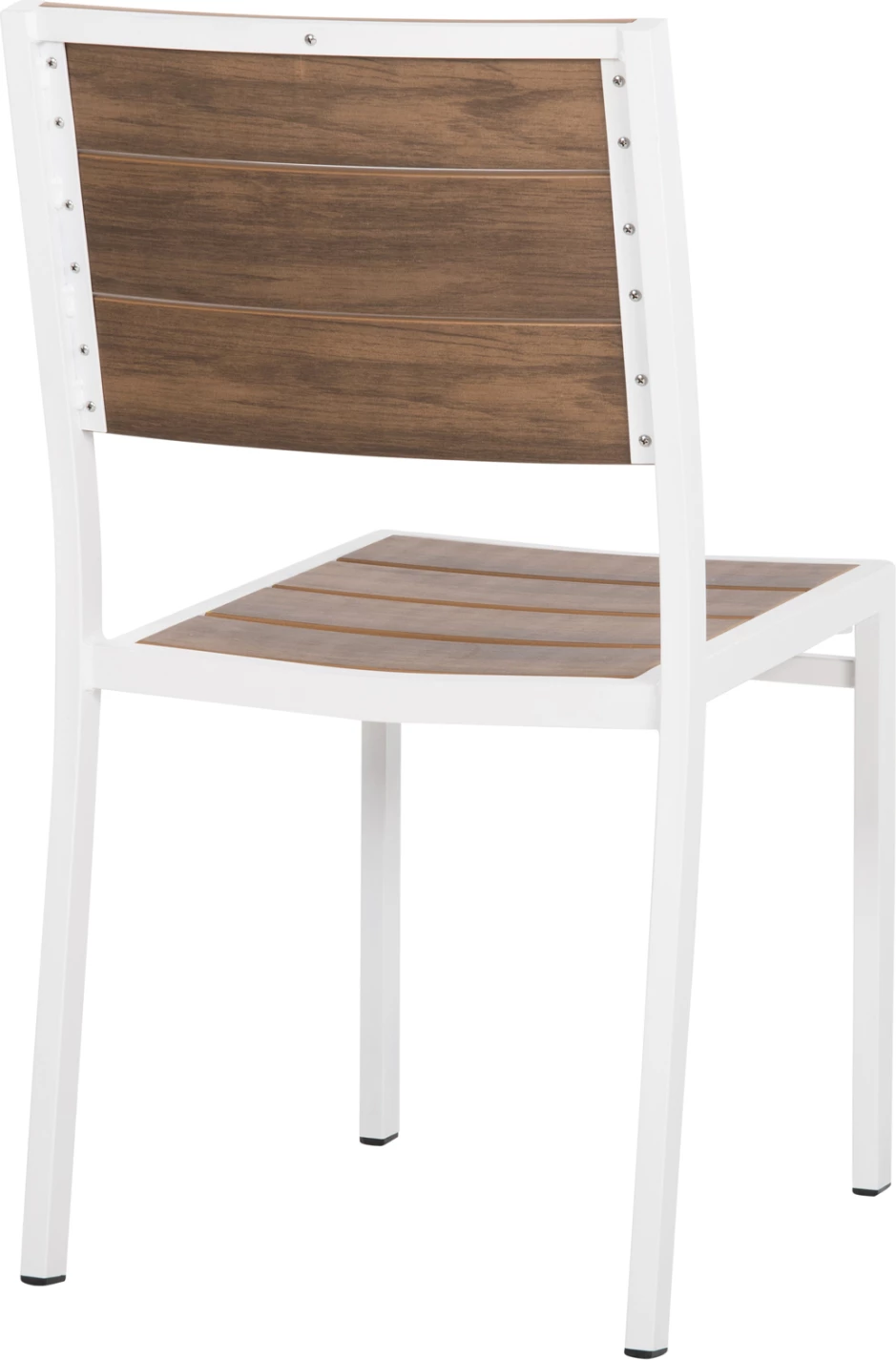 Karrige alumini SAGA FH6063.01 e bardhë me polywood 46x52x86Hcm