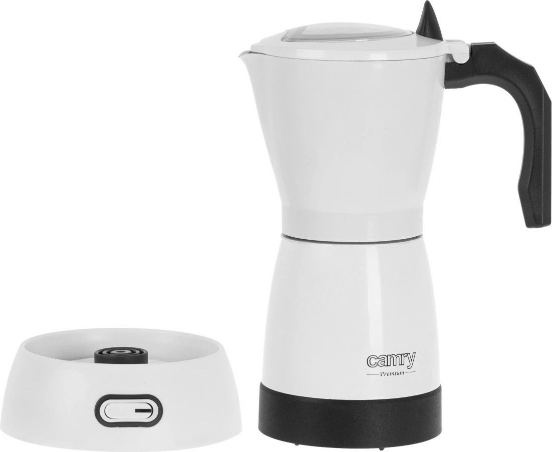 Aparat elektrik për kafe moka Camry CR 4415W, 300 ml, Bardhë