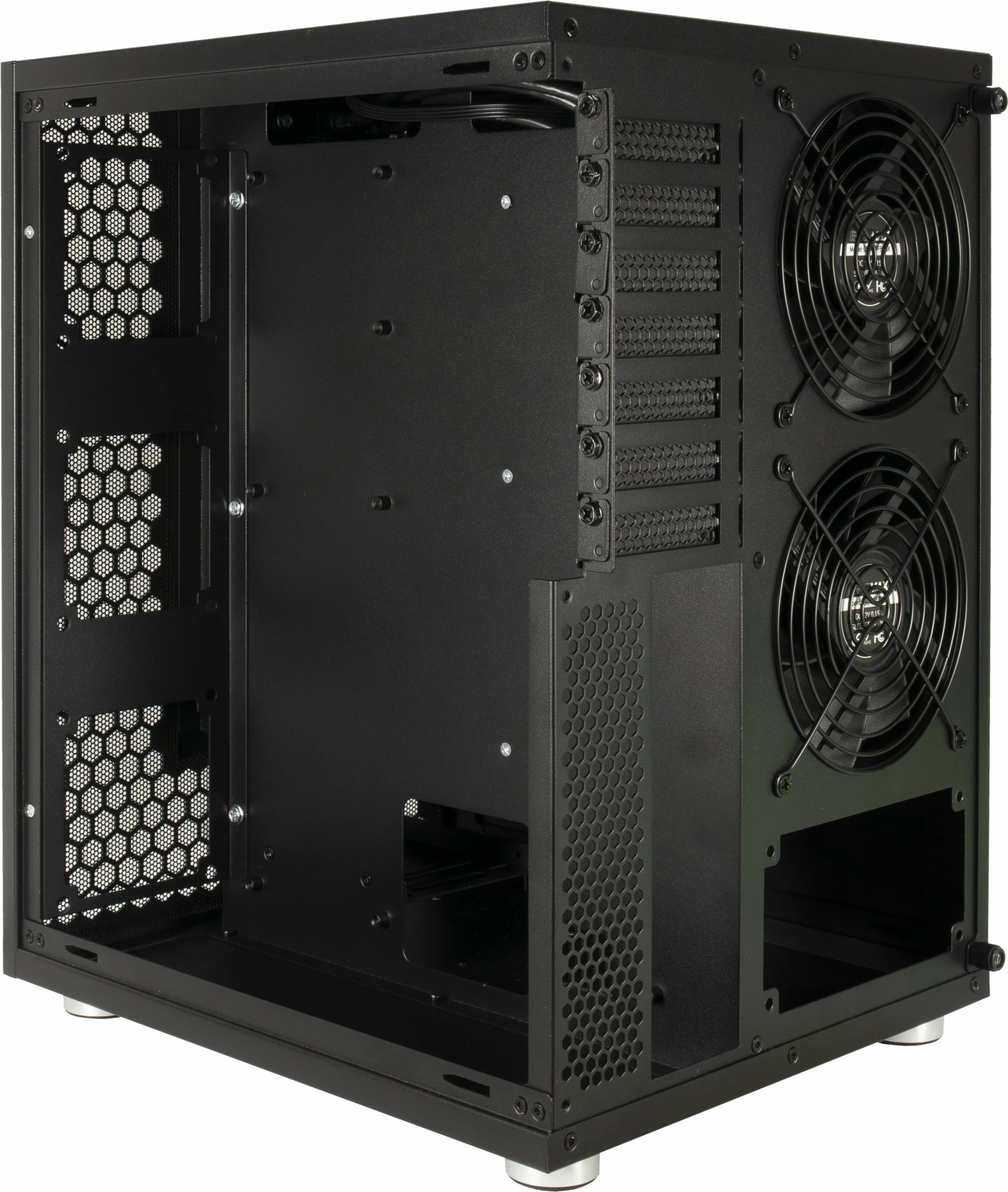 Kasë Inter-Tech NAS-8, 8 vende, PCI Express, Hot-swap, e zezë