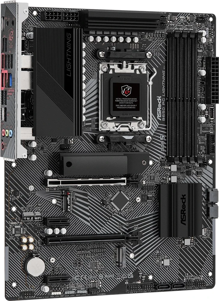 Pllakë amë Asrock B650, PG Lightning, AMD B650 Socket, AM5 ATX