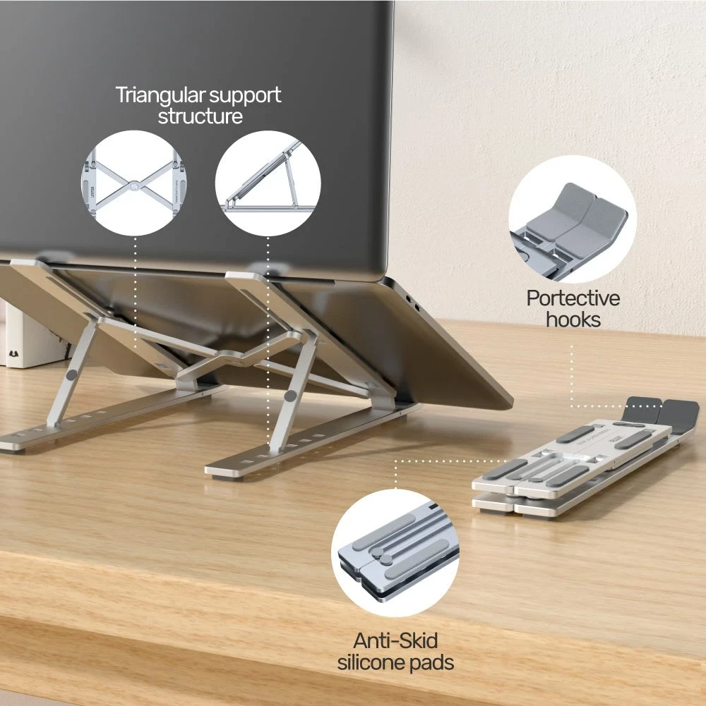 Mbajtës laptopi UNITEK OT155SL, Argjendtë