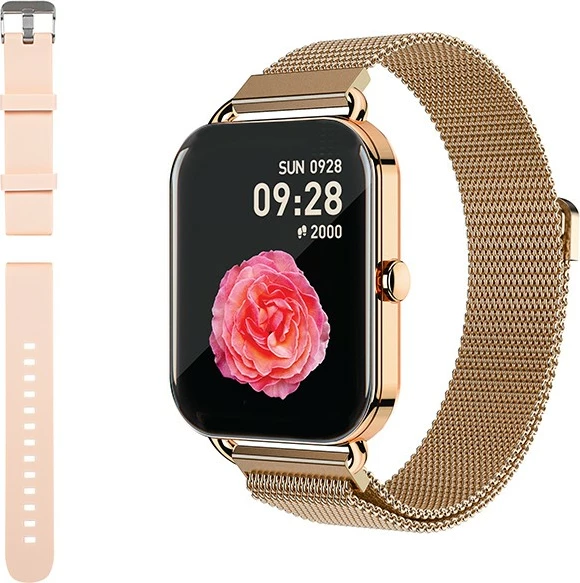 Smartwatch BLOW X16 Bluetooth, 1.75", 230 mAh, Pink, me 2 rripa
