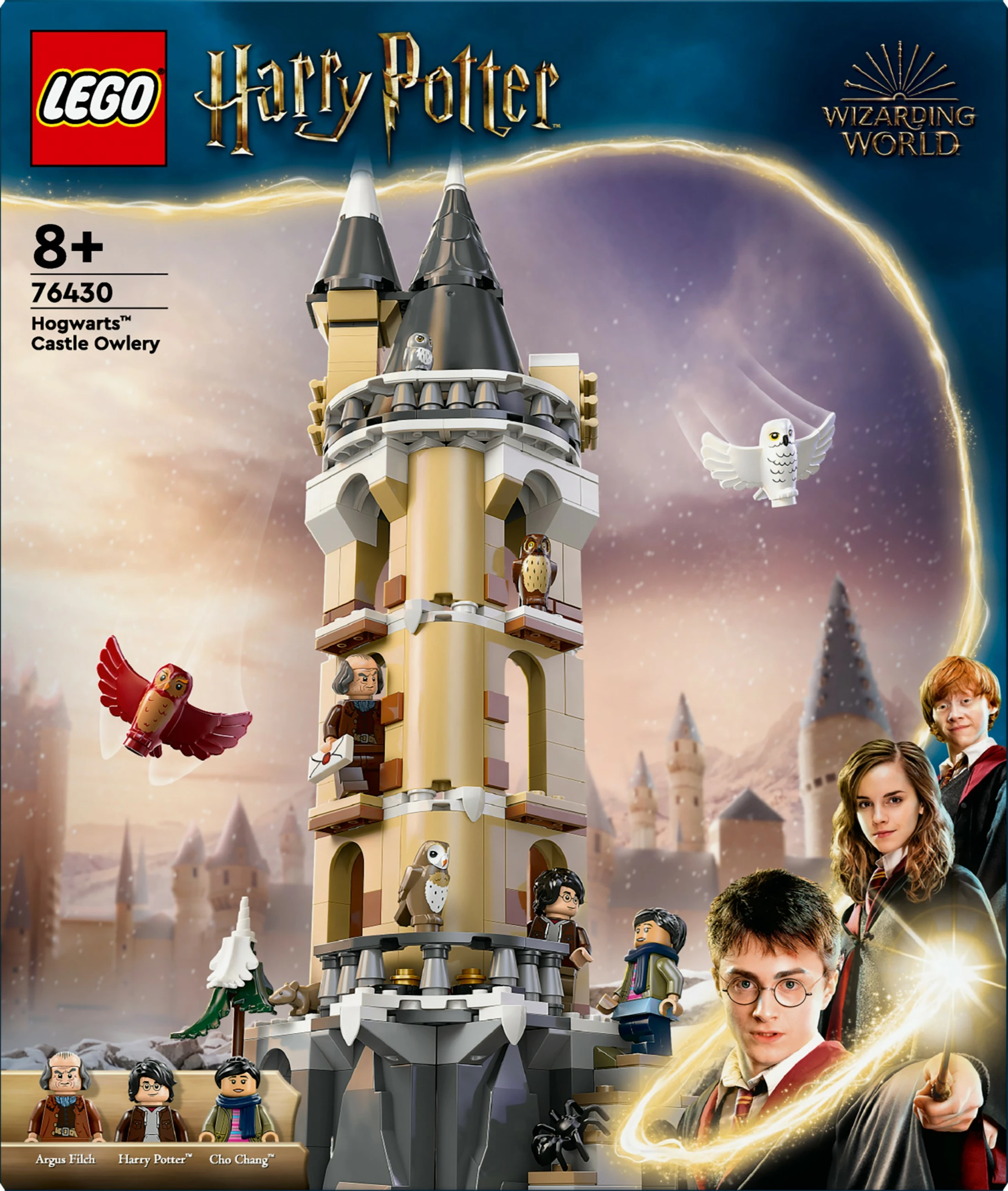 Set ndërtimi LEGO Harry Potter Hogwarts Castle Owlery 364 pjesë, multikolor