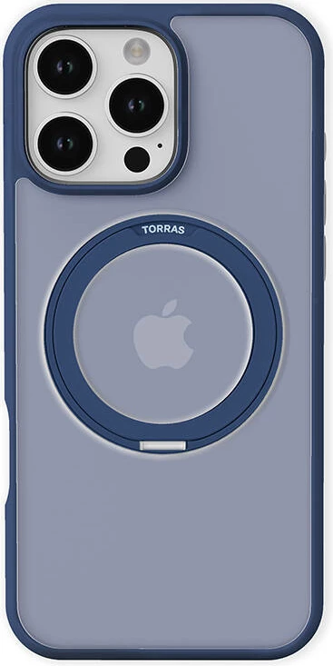 Mbështjellës Torras Ostand Pro për iPhone 16 Pro Max, Blu