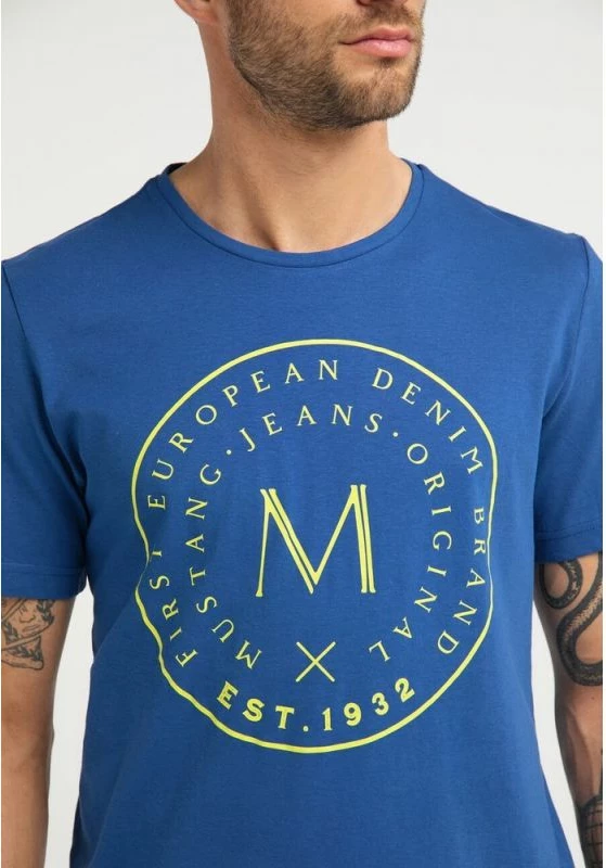 Maicë Mustang për meshkuj, blu