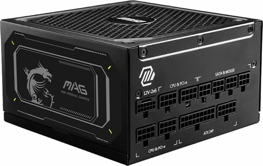 Furnizues rryme MSI MAG A1000GL PCIE5 II 1000W 80 Plus Gold ATX 3.1 fully modular, i zi