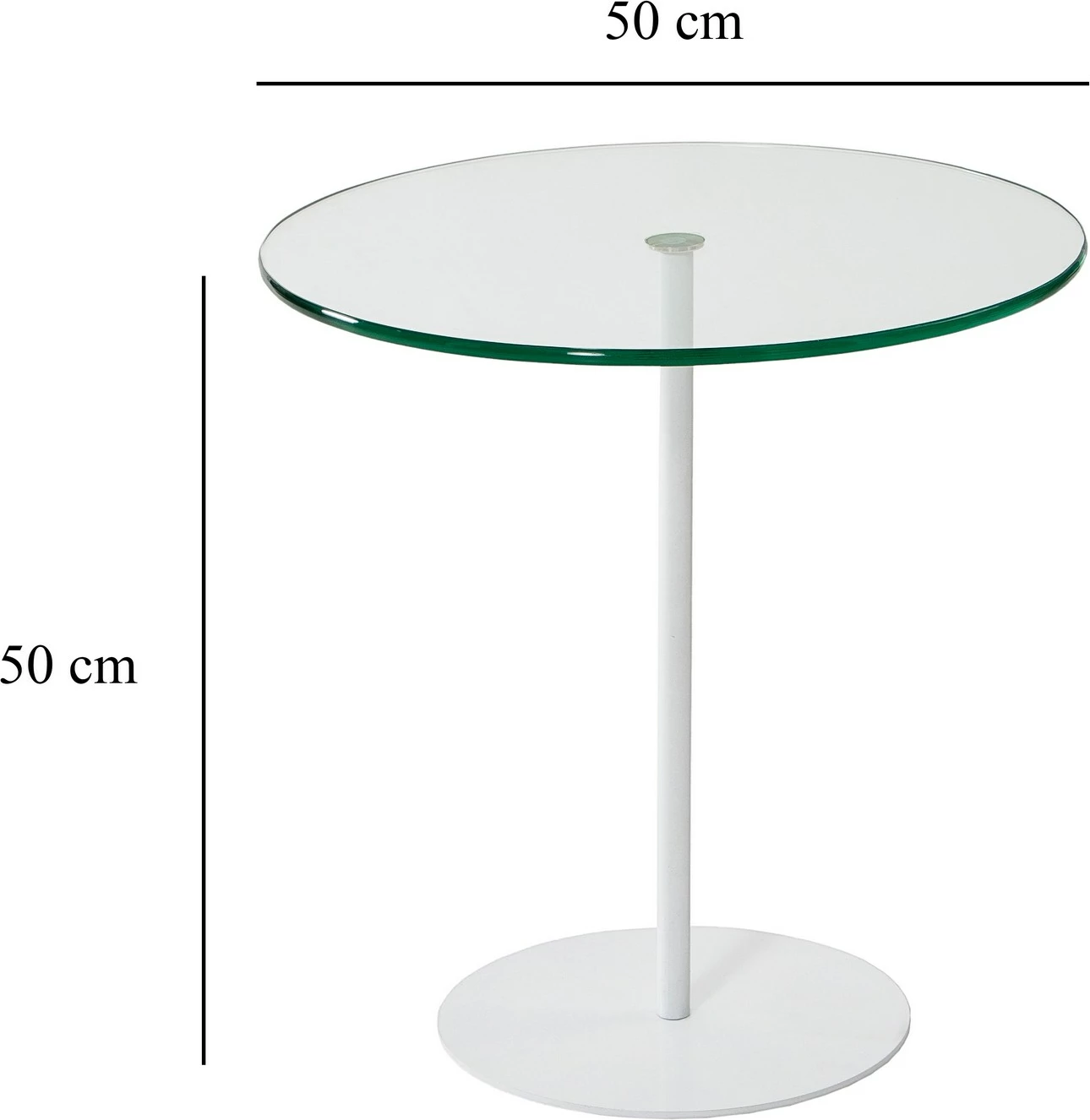 Tavolinë anësore Hanah Home, Chill-Out, e bardhë