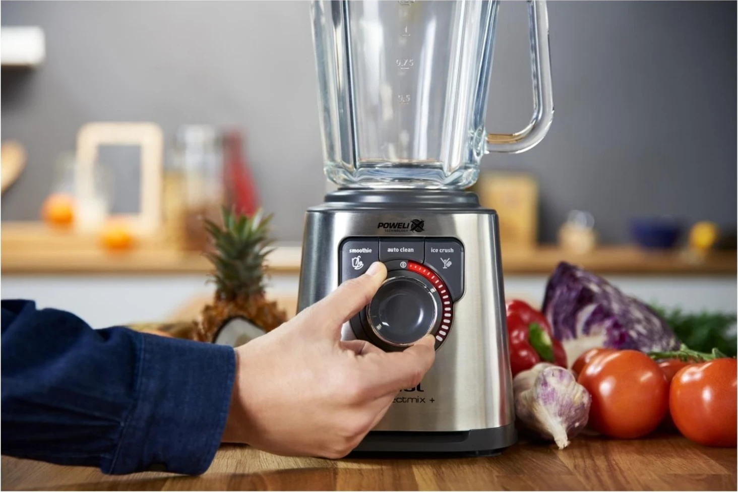 Blender Tefal Perfect Mix+ BL811D38, 1.5L, 1200W, i argjendtë