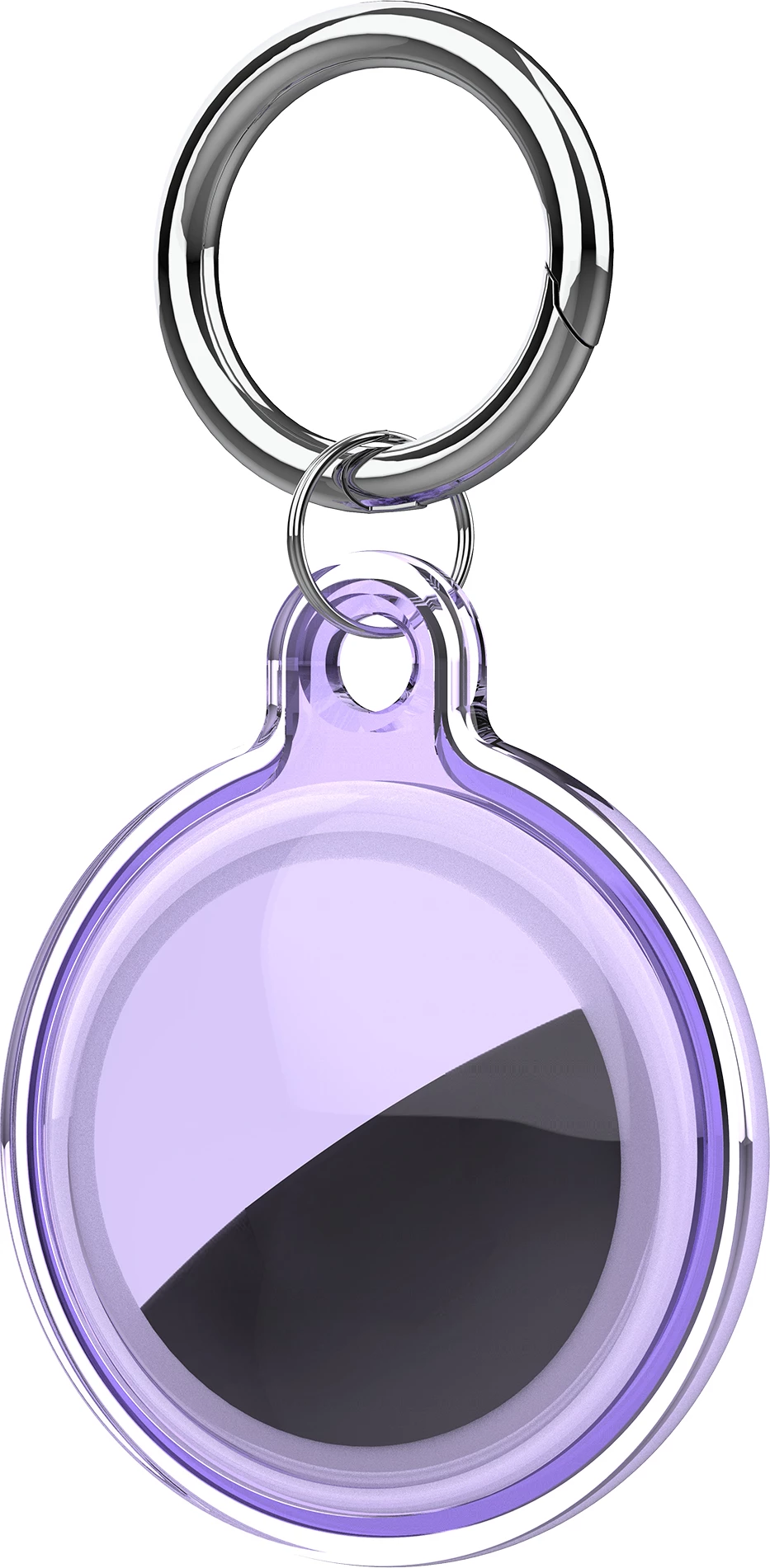 Mbështjellës Hurtel për Apple AirTag, WAT-05-0Y6S, TPU, Violet, me karabiner