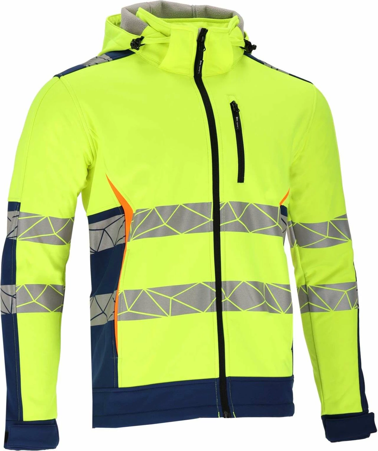 Xhaketë softshell reflektuese LAHTI PRO L40944 3XL L4094406 verdhë/kaltër