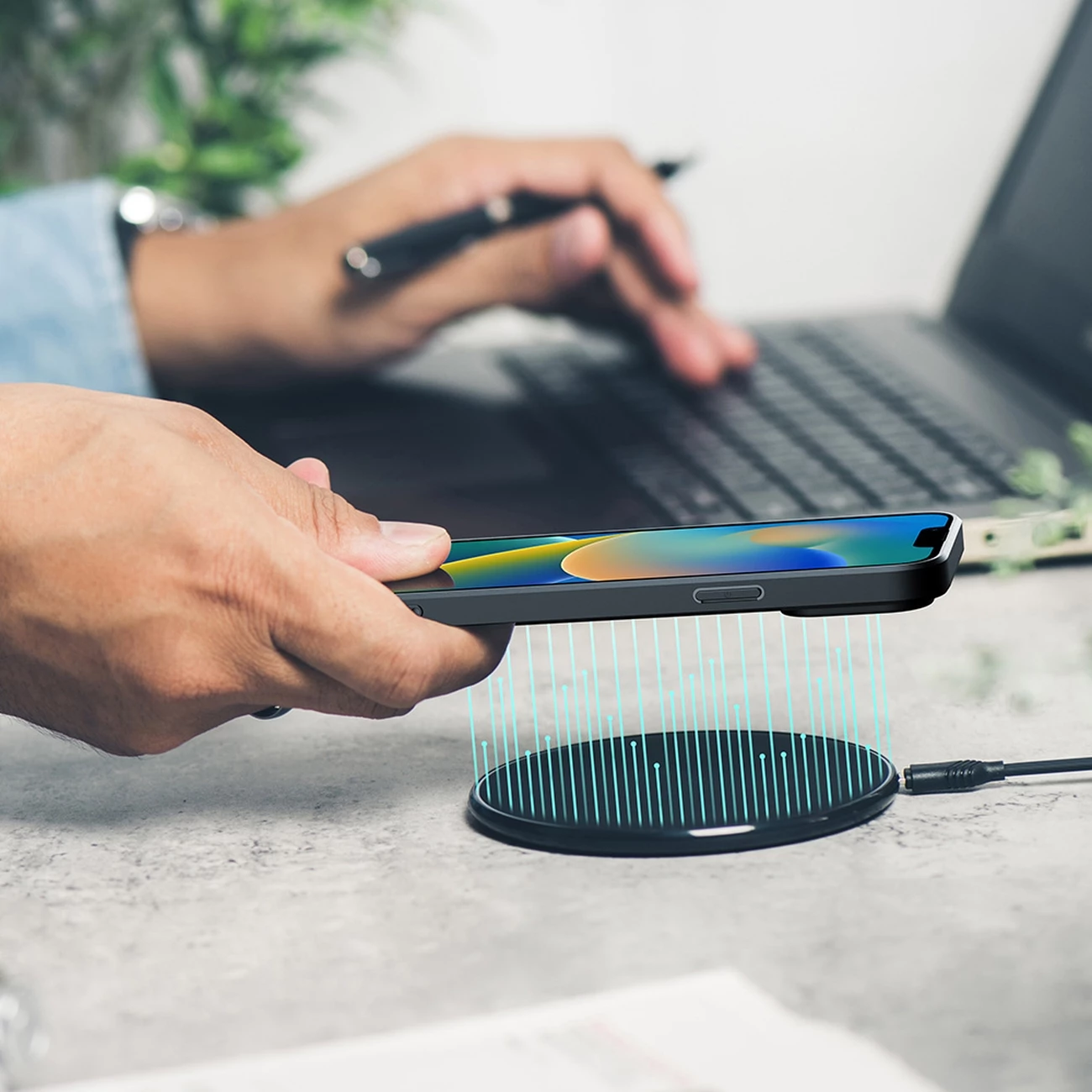 Mbështjellës Dux Ducis Fino për iPhone 14 Plus, Najlon, Kuq