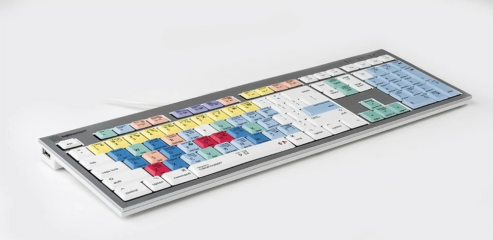 Tastierë LogicKeyboard Steinberg Cubase/Nuendo ALBA FR Mac, me taste të ngjyrosura