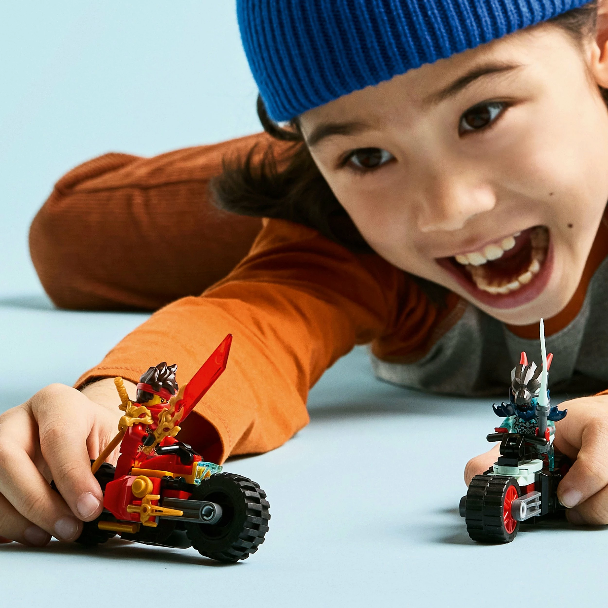 Set LEGO NINJAGO Kai's Motorcycle Race 71838, 79 copë, 6+