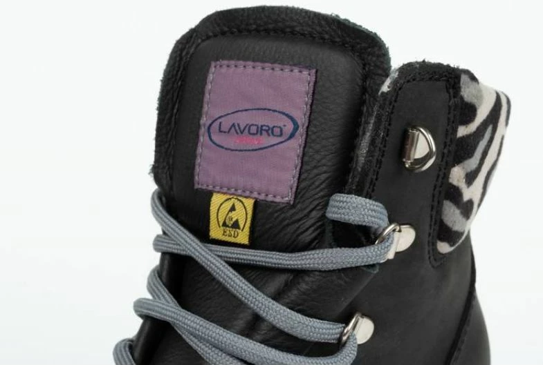 Çizme të sigurisë për femra Lavoro, të zeza