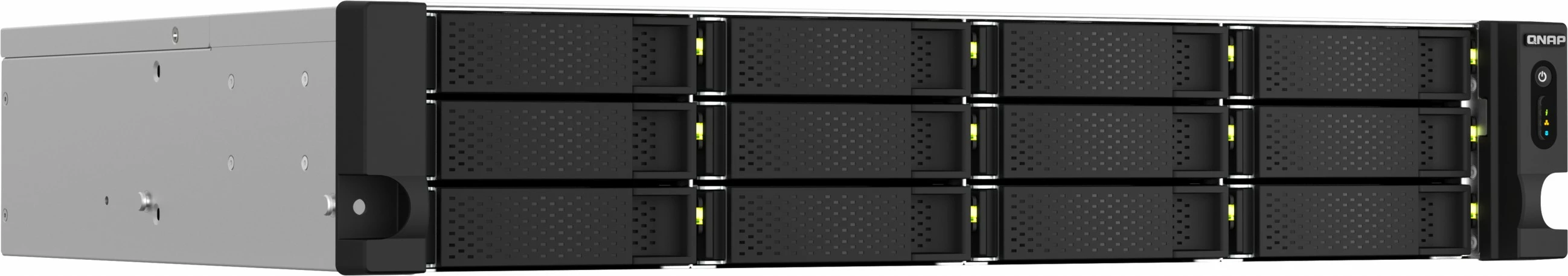 NAS QNAP TS-1264U-RP-8G, 2U rackmount, 12x3.5/2.5 SATA, Intel Celeron N5095, 8GB RAM, 2x300W r PSU