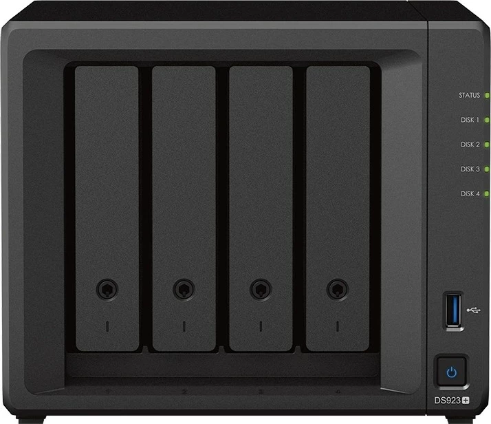 NAS Synology DS923+, 2x HAT3300-4T (2x 4TB)