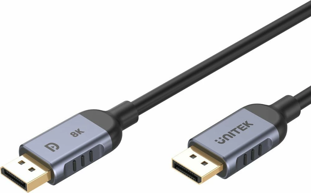 Kablë DisplayPort Unitek C1628GY01-3M, DP-DP, 3m, 1.4, 8K@60Hz/4K@240Hz, e zezë