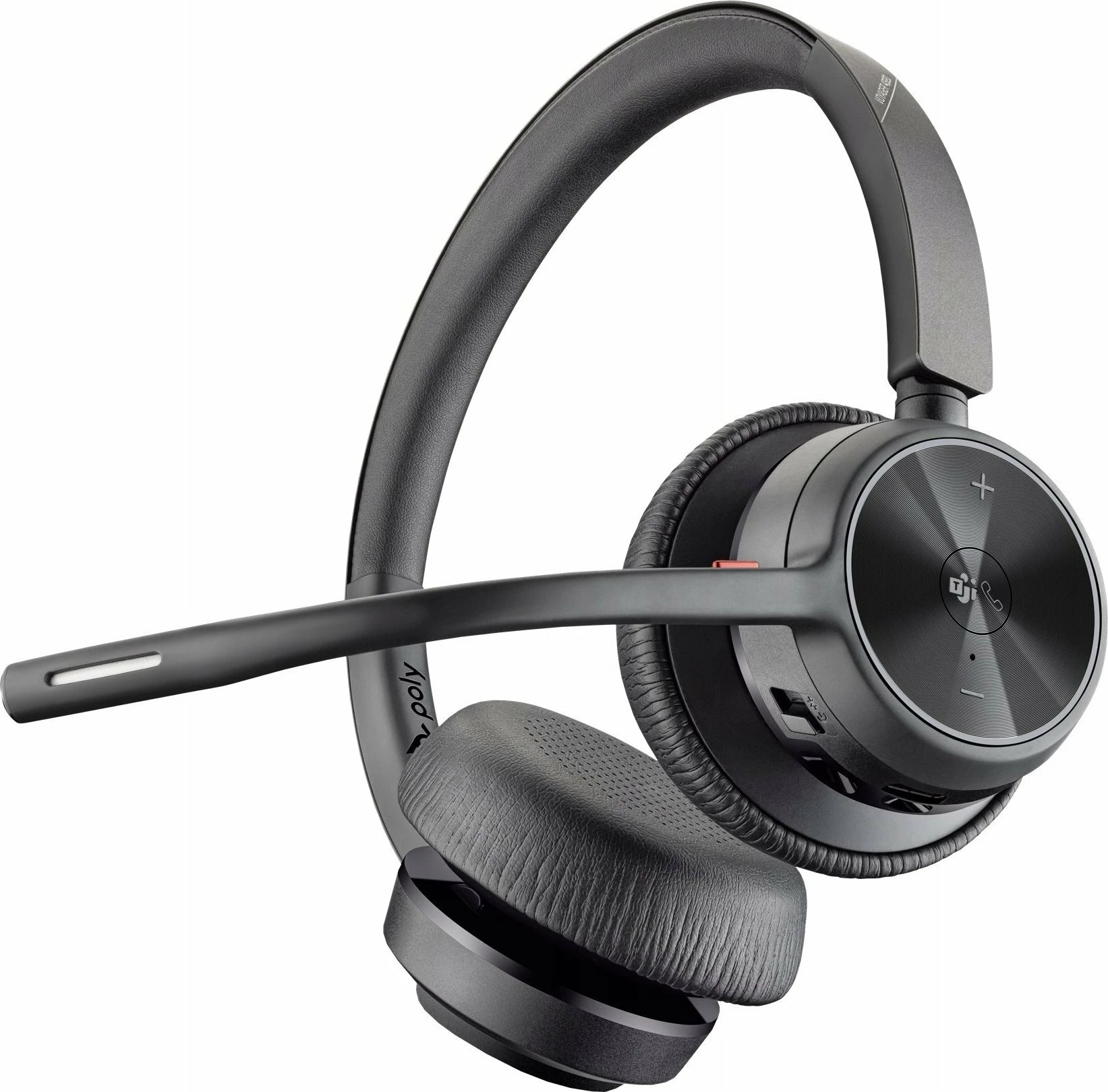 Kufje me mikrofon Poly Voyager 4320 (77Z00AA) Bluetooth 5.1, over-ear, stereo, të zeza, me BT700 adapter + karikues