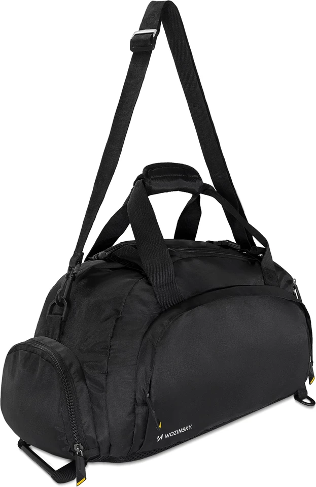 Çantë sportive/udhëtimi Wozinsky WSB-B01, 16L, 40x20x25cm, e zezë