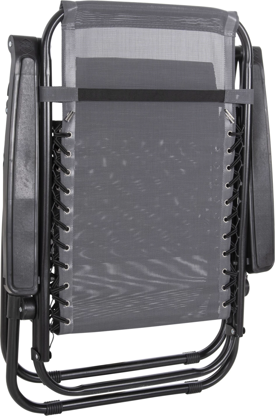 Karrige relaks COMPANION HM5095.11, metal i zi + textilene gri, 67x145x110H cm