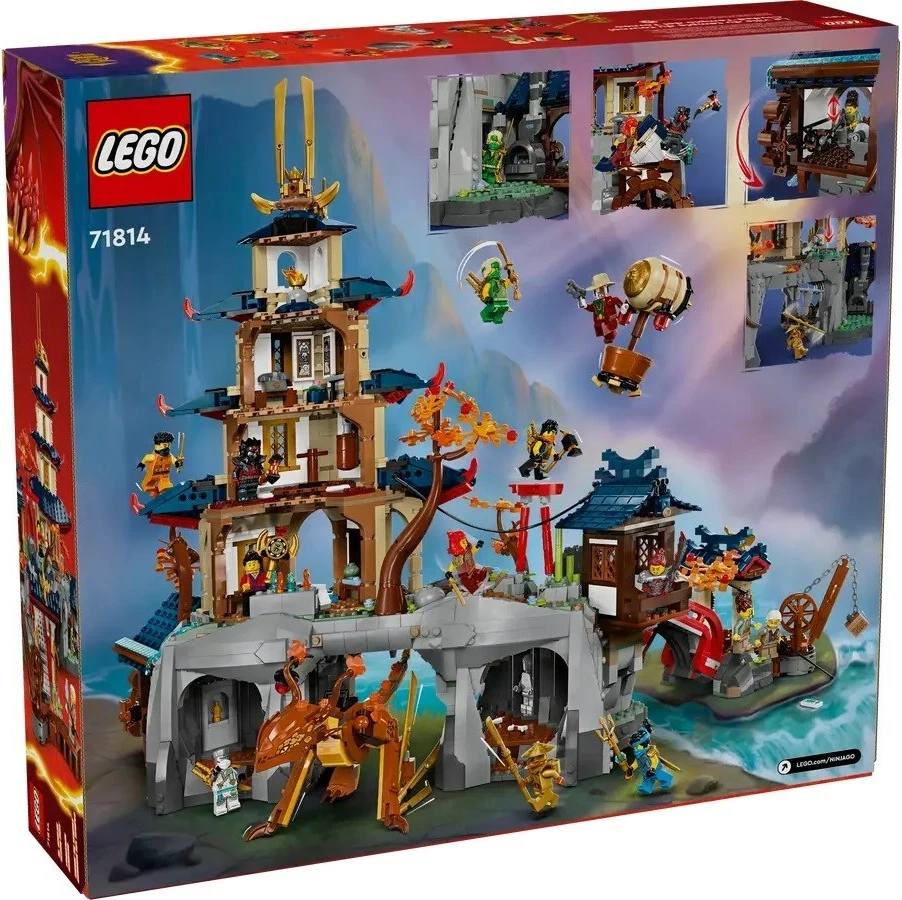 Set LEGO NINJAGO 71814, Tempulli i Turneut