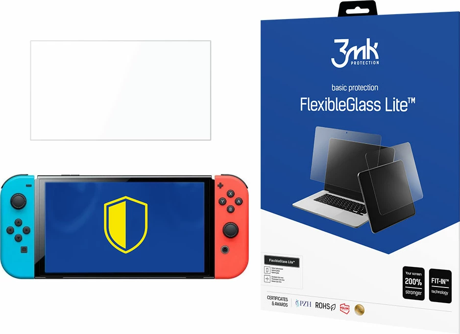 Xham hibrid mbrojtës 3mk FlexibleGlass Lite për Nintendo Switch OLED