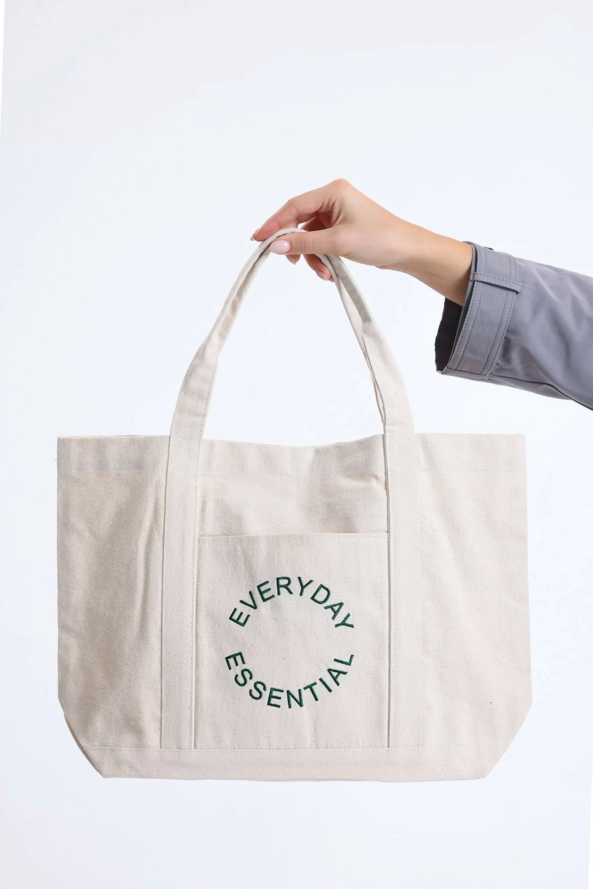 Çantë tote krem Zoozie Bags, 2142