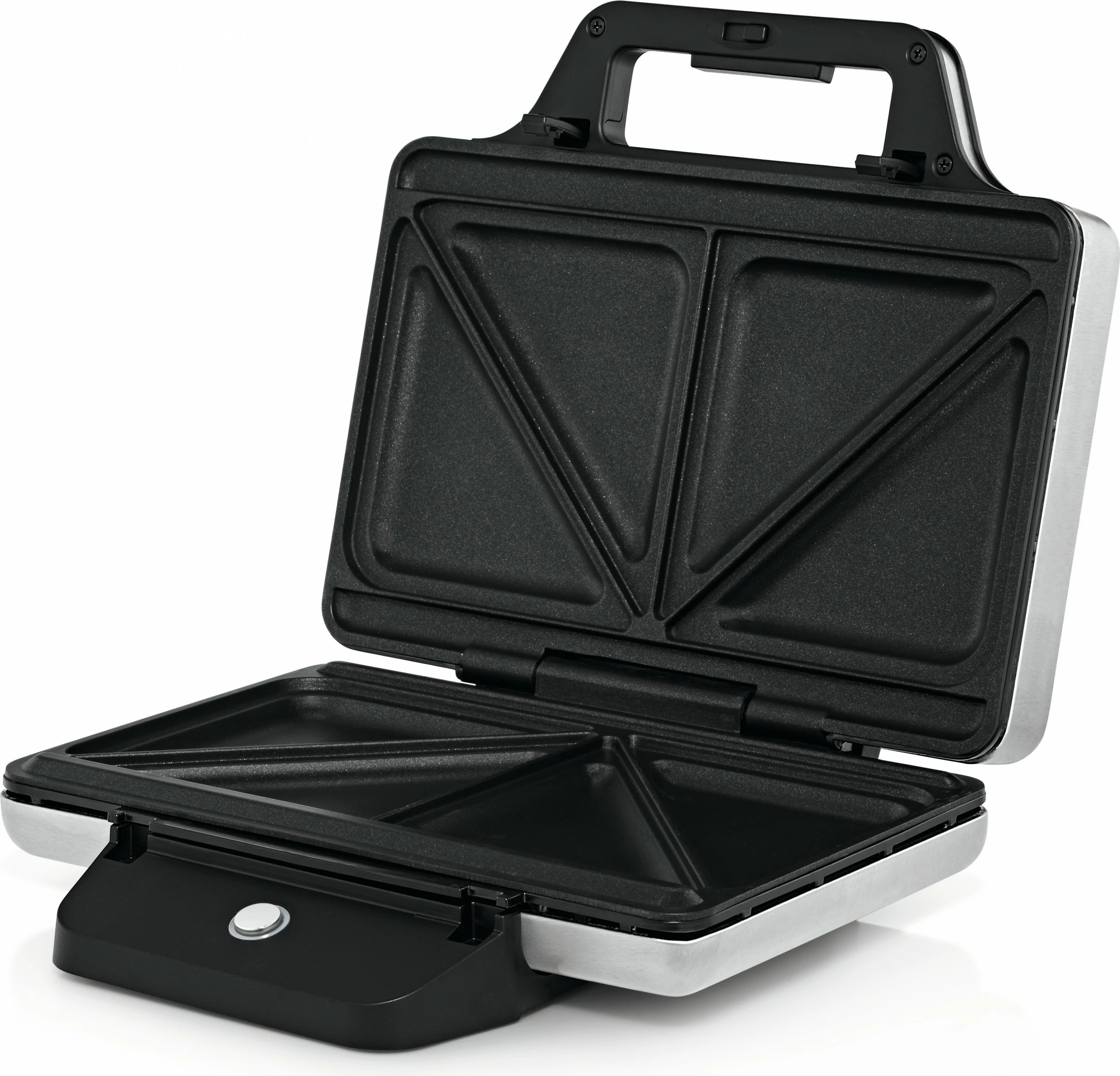 Sanduiçier WMF 0415150011, Inox, 800 W, Ngjyrë e zezë dhe argjendtë
