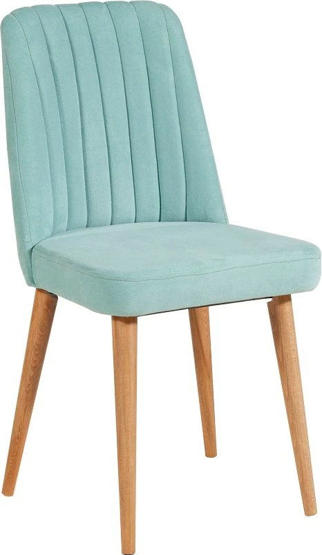 Set tavoline me karrige, zgjatese, Hanah Home Vina 0701-3, dru Atlantic, jeshile fëstëku (4 copë)