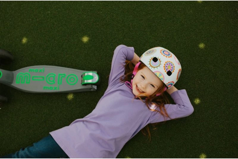 Skuter për fëmijë Deluxe, gri/jeshil