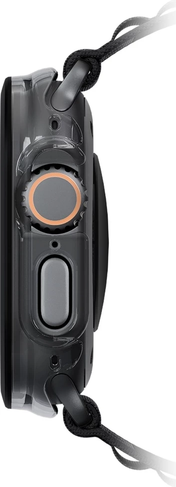 Mbështjellës UNIQ Voute për Apple Watch Ultra 49mm, xham i temperuar, zi