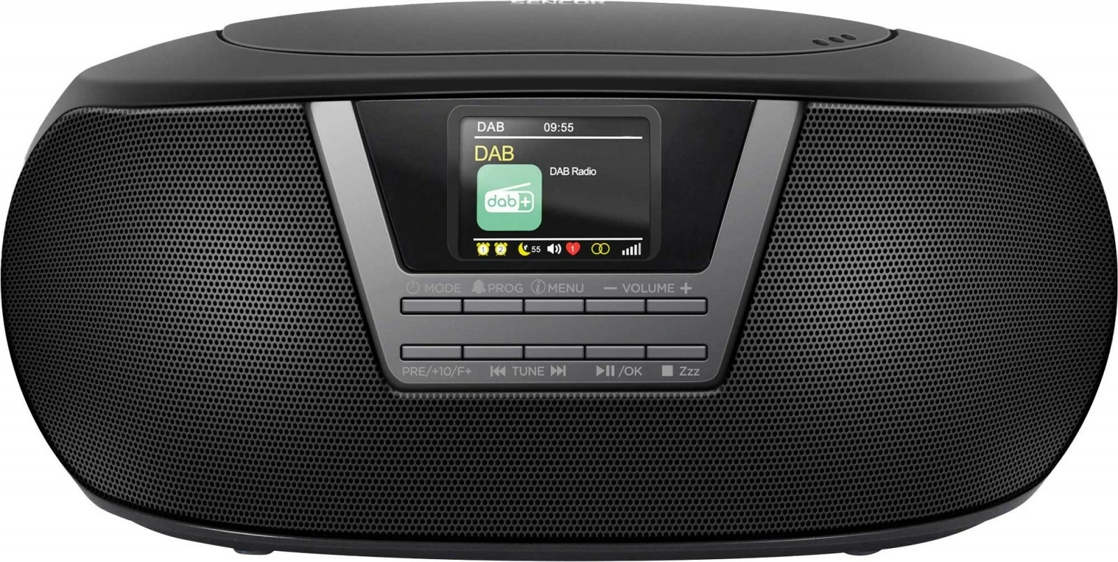 Radio boombox Sencor SPT 6200DB, CD/MP3/USB/FM/DAB+, Bluetooth, e zezë