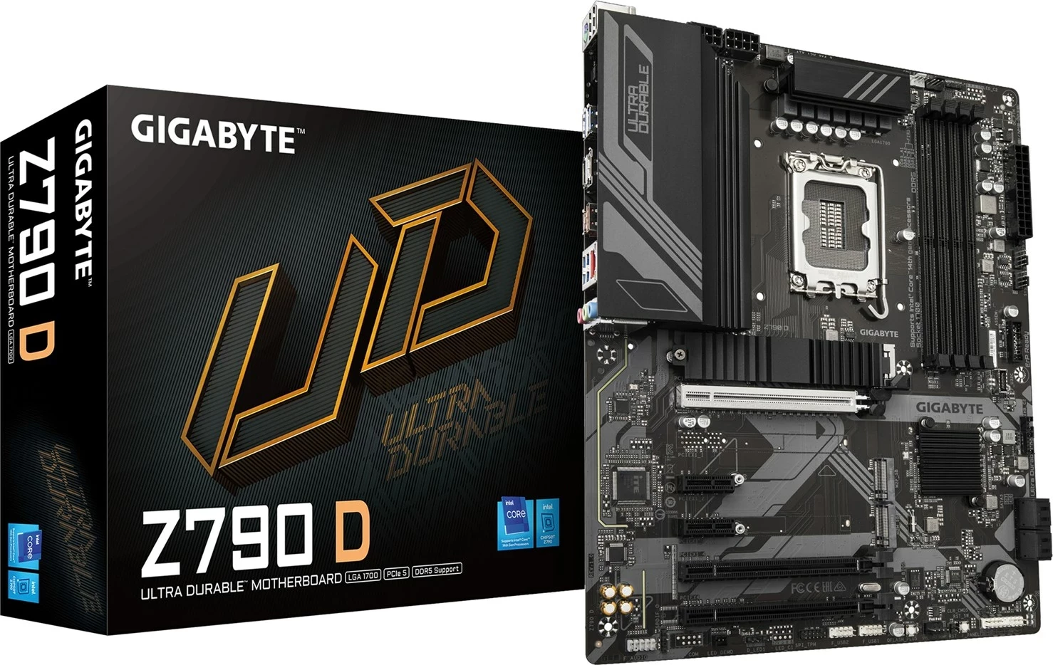Pllakë amë Gigabyte Z790 D, Socket 1700, ATX, DDR5, 2.5GbE LAN, E zezë