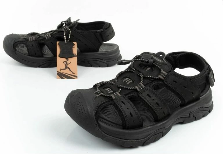 Sandale për meshkuj Grisport, të zeza