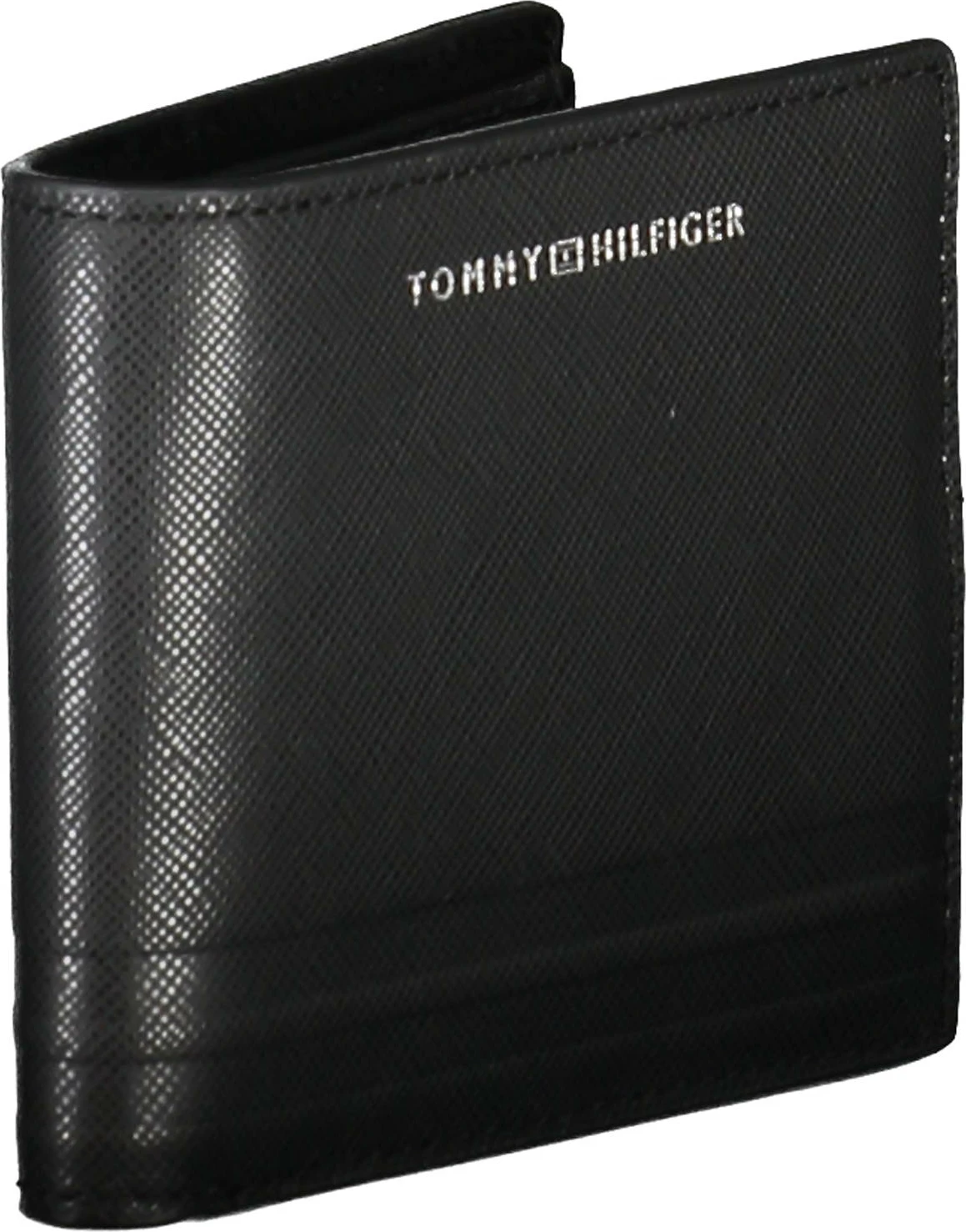 Portofol për meshkuj TOMMY HILFIGER, i zi
