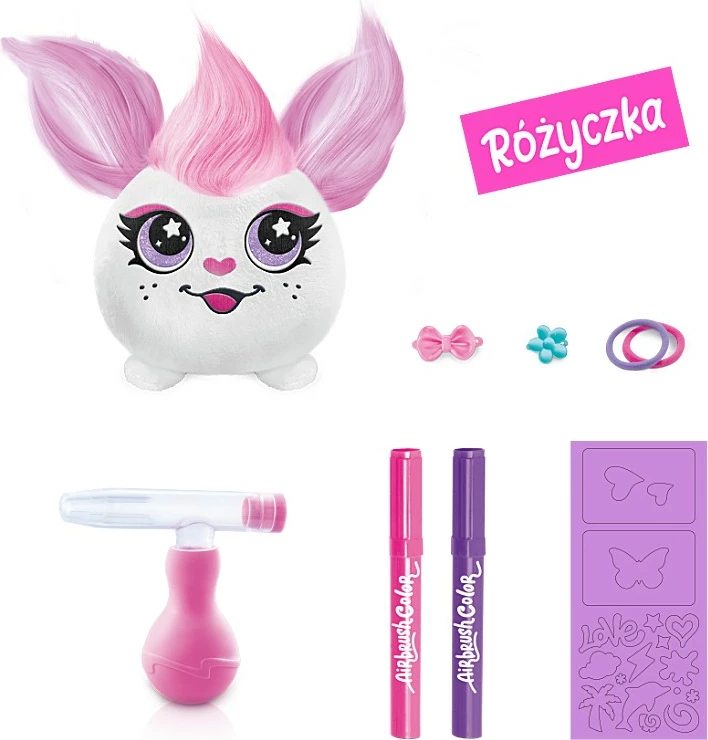 Set lodër pelushi Epee Project Plusz Fryzurki me airbrush dore, shumëngjyrësh