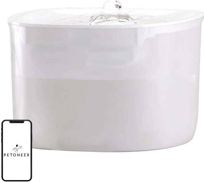 Burim uji smart për kafshë Petoneer Fresco EzGo, 2L, i bardhë