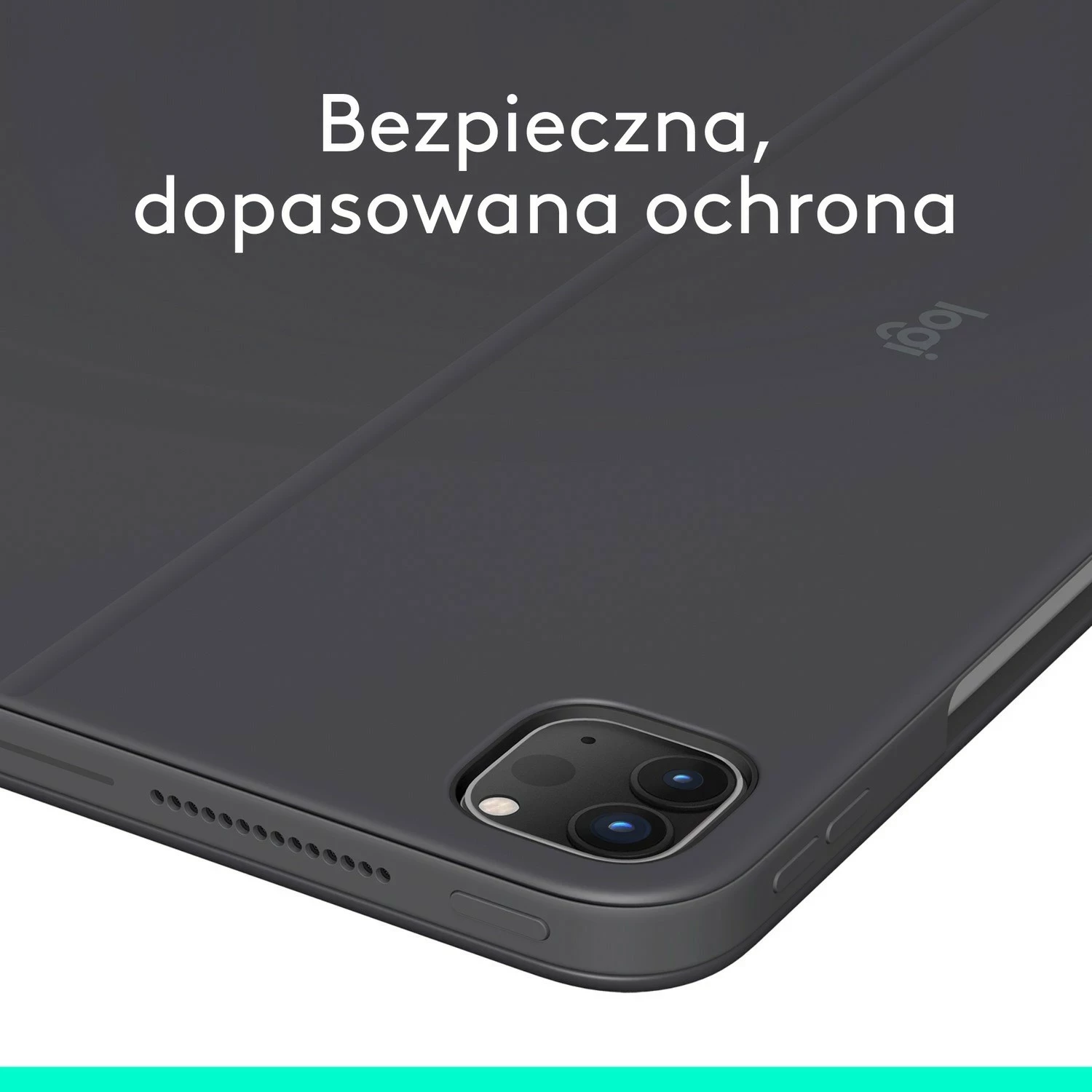 Tastierë me touchpad Logitech Combo Touch për iPad Pro 13" M4, Gri