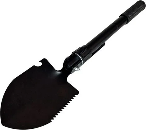 Lopatë taktike multifunksionale AZYMUT Trapper H-C271008, çelik inox, e zezë, +paketë