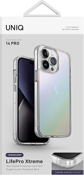 Mbështjellës UNIQ LifePro Xtreme për iPhone 14 Pro, iridescent