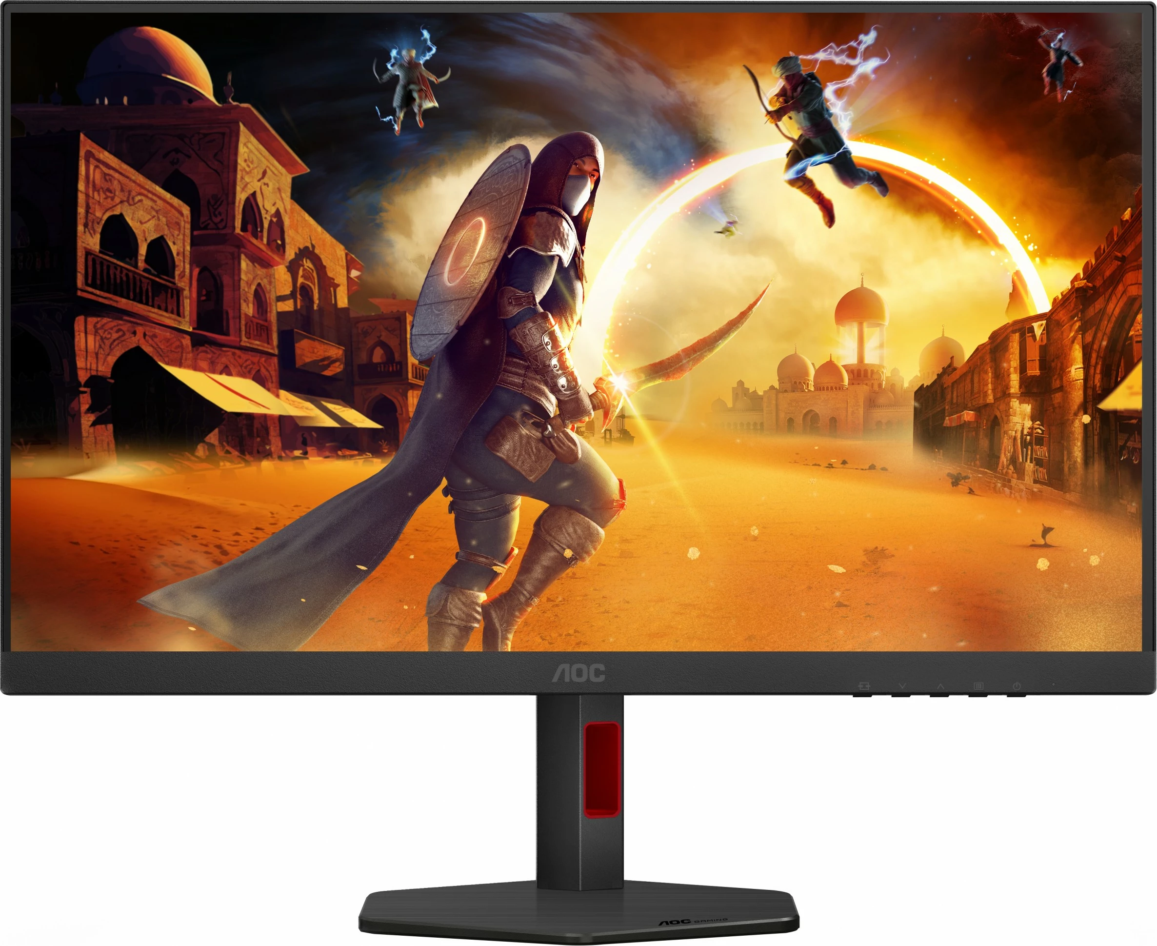 Monitor AOC U27G4R 27 inç IPS HDMI 2.1 DisplayHDR 400, zi/kuqe