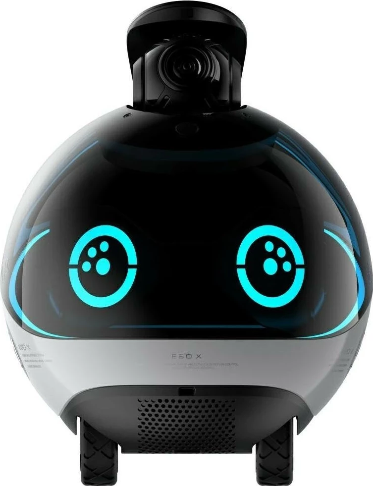 Robot shoqërues Enabot EBO X, për qen e mace, Wi-Fi, Bluetooth, bardhë-zi