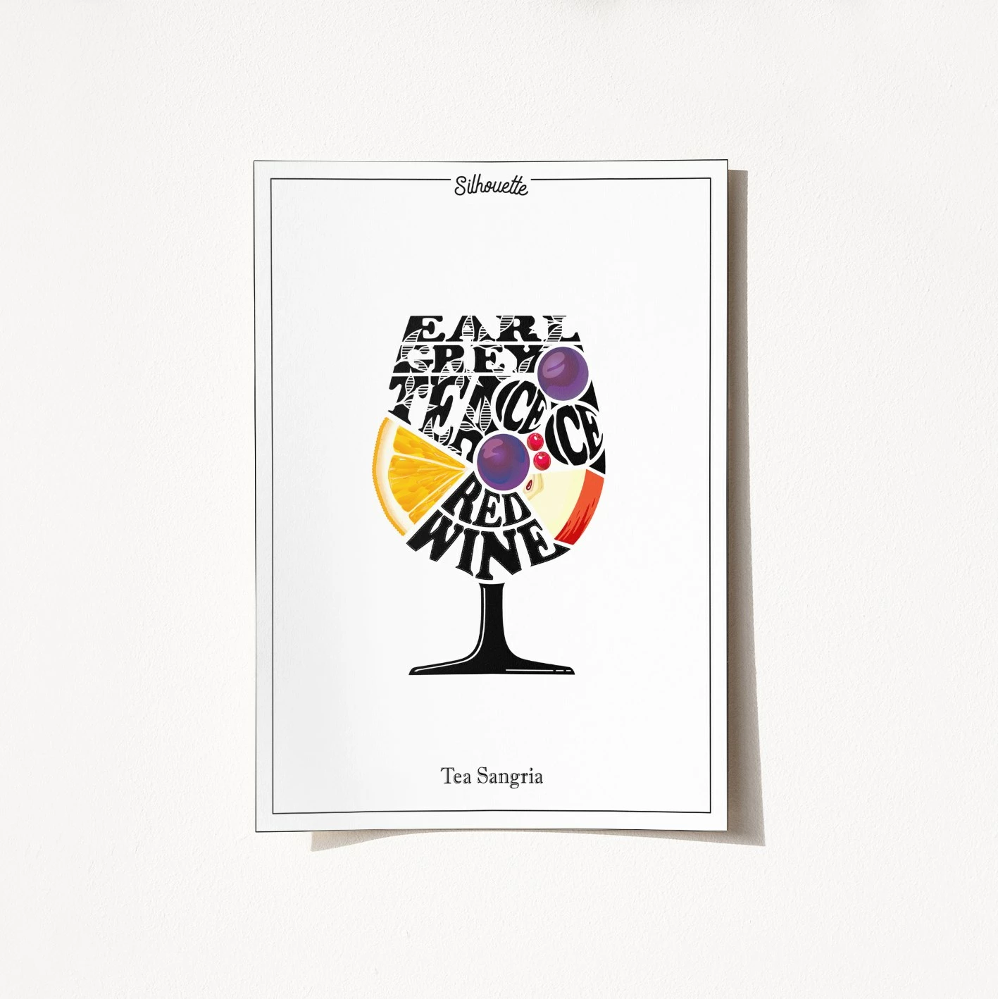 Poster A3, Tea Sangria, shumëngjyrësh, 29.7x42cm