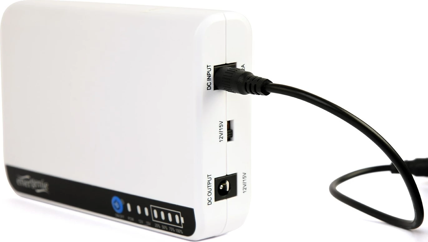 UPS për paisje DC, Gembird EG-UPS-DC18, 18W, 15V, i bardhë