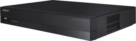 NVR Hanwha Wisenet QRN-430S, 4 kanale, 8MP, 1 HDD, PoE, e zezë